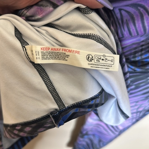 Free People Blue and Purple Long Sleeve Top - Picture 13 of 16